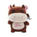 Jouet en peluche animal de vache cuddly