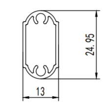 Moule d&#39;extrusion en aluminium pour la porte pliante de l&#39;énergie d&#39;énergie