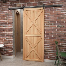 Puertas de granero de madera deslizante de estilo americano de estilo americano