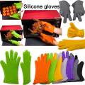 Gants de cuisine colorés en silicone promotionnels ménagers