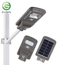 Tudo em um 6 10 12 15 20 w sensor de movimento integrado smart ip65 exterior à prova d&#39;água luz solar para estrada