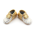 2018 Hot On Sale Mocassins pour bébé en matériau souple