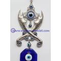 Turkish evil eye pendant cross swords machete wall home decoration