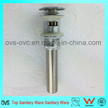 Brass Material Pop up Drainer with Overflow Wholesale Price