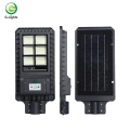 Alumínio exterior de alta qualidade IP65 tudo em um 60 80 120 W luz de rua led solar