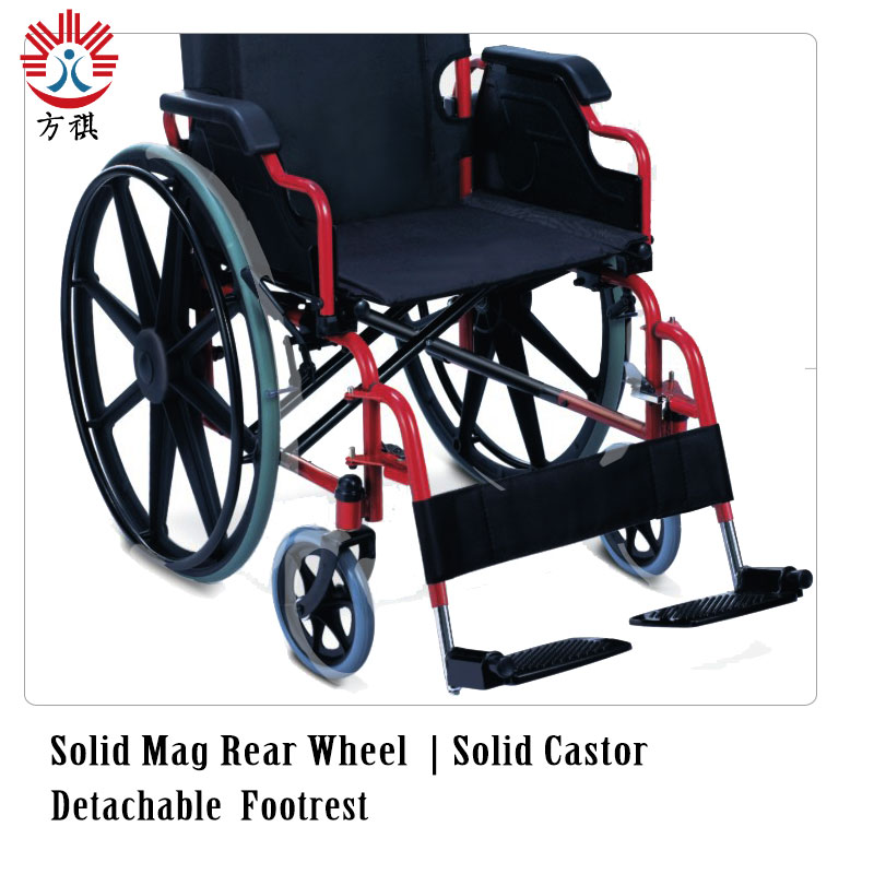 Steel Wheelchair Solid Wheel