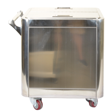 Stainless steel kitchen storage trolley