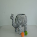 grey water hyacinth camel decoration pot