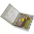 9chs DC12V10A Caja de fuente de alimentación con fusible automático