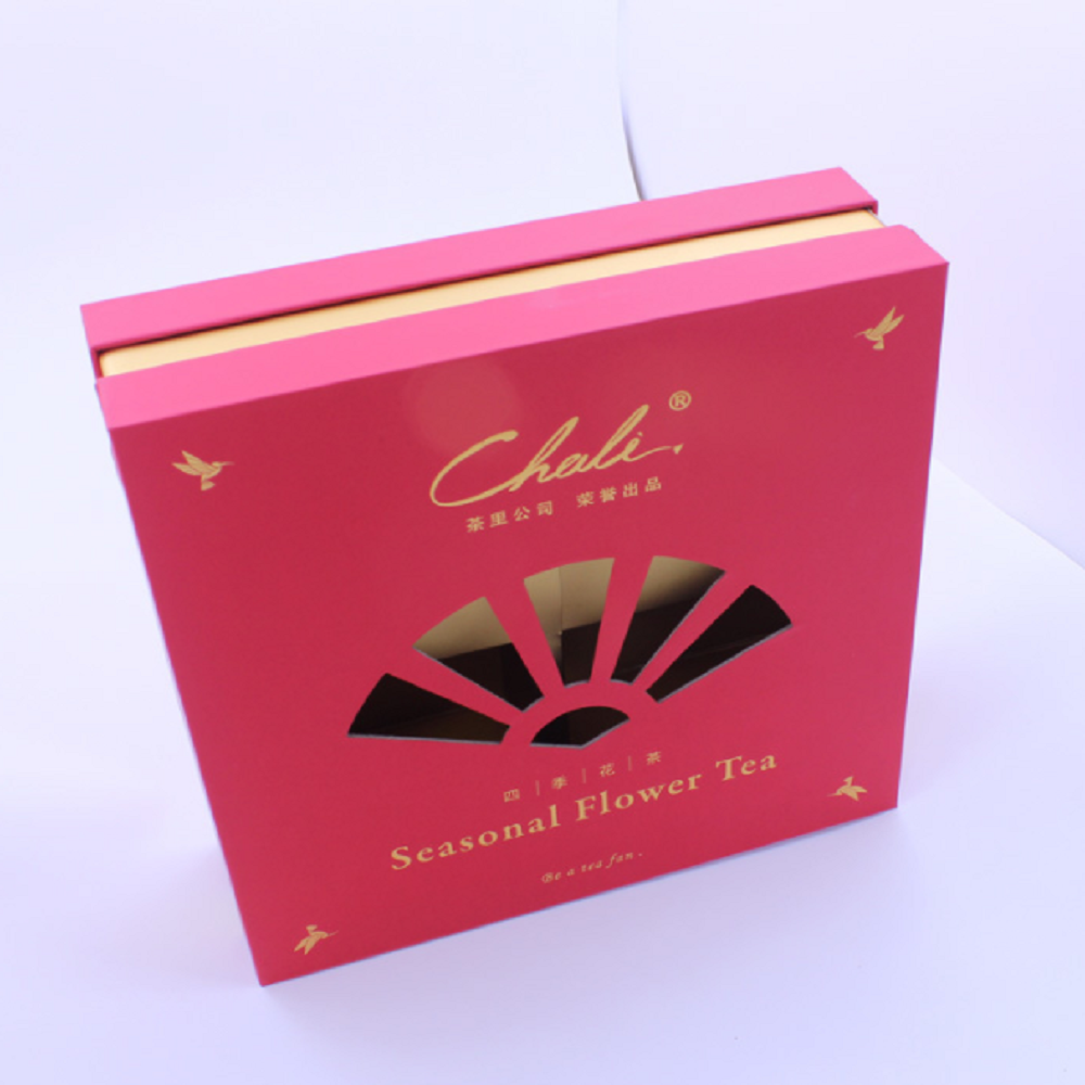 Customized Luxury Red Corrugated Cardboard Paper Gift Box-MADE BY JX PACKING