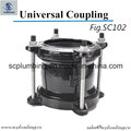 Adaptador de Flange Acoplamento PE PVC UPVC Tubo Universal