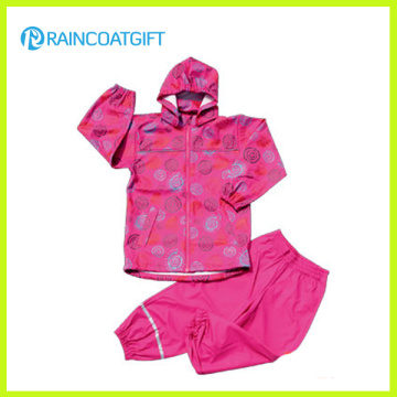 Rum-025 Impermeable 3000 Niños PU Rainsuit