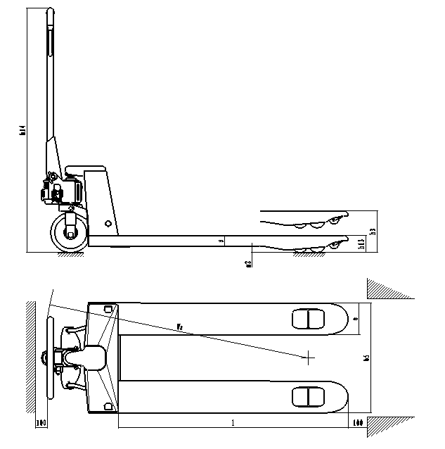 2.5T Hand Pallet Jack with overloading safety valve