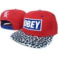 gros léopard impression obéir Snapback cap hommes Hip Pop casquette Snapback chapeau Obey