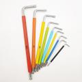 9pcs magnetic colorful allen hex key hand tool sets