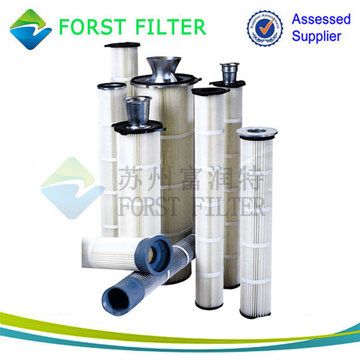 Forst Hochtemperatur-Industrie-Luft gefaltete Patrone Filter