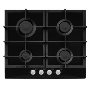 Gas Ceramic Glass Plate 4 Burner