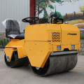 Mini Vibratory Road Roller FYL-855 Imported Motor Double Drum Full Hydraulic Vibration Motor