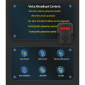 Sistema de monitor de veículos de 4,1 polegadas de 4 canais com toque/bsd/bluetoothmp5/alarme para pedestres