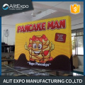 Trade show custom velcro pop up display backdrop