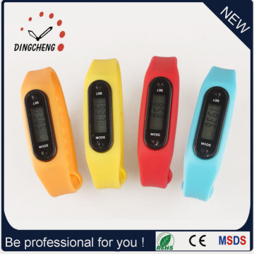 New Pedometer Watches Clock Digital Wristwatch Silicon Watch (DC-003)