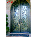 Wrought Iron Door with Euro Rain Glass