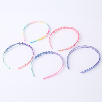 Plastic Hair Bands Shaped And Plain Headbands