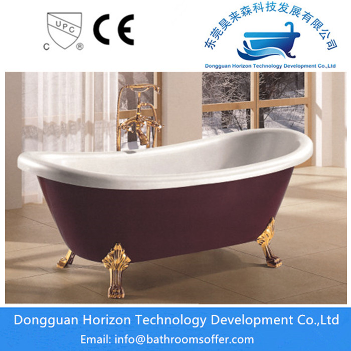 Deepred Claw Foot Bathtub