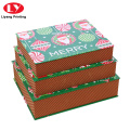 Custom Christmas Decorations Eve Gift Box with Lid