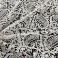 Milky Yarn Sumptuous Pattern Chemical Lace Embroidery Fabric