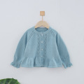 Vêtements bébé cardigan cardigan ciel bleu haut