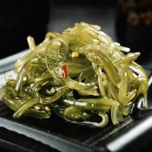 Tallos de wakame secos de mariscos