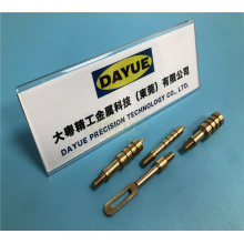 CNC Turning&Milling Parts Brass machined thin shaft