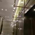 Candelabro moderno do lobby de hotel com contas de bolha lustre