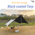 OUTERLEAD 5x4,5 m de revêtement noir Hexagonal grande tente de bâche