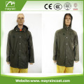 Ladies Fashion PU Raincoat