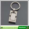 Custom Laser Engraved Blank Metal Keychain