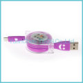 New Retractable Fast Charging 8pin USB Data Cable for iPhone