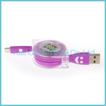 New Retractable Fast Charging 8pin USB Data Cable for iPhone