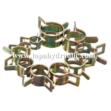 Hydraulic heavy duty spring hose clamps