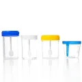 Plastic 50 ml Récipient d&#39;urine médicale jetable stérile