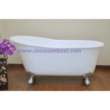 Independent Type Cast Iron Enamel Bathtub Bathtub High Enhance The Large-Sized Apartment Enamel Bathtub