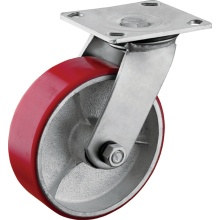 TPU Covered Cast Iron Core Casters