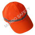 100% Polyester Safety Cap with Reflective Piping