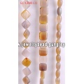 Natural agate gemstone bead