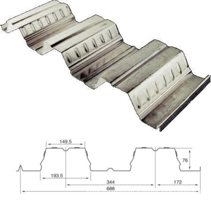 floor bearing roll forming machine