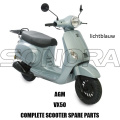 AGM VX VX50 SCOOTER BODY KIT PARTS COMPLETE SCOOTER SPARE PARTS ORIGINAL SPARE PARTS