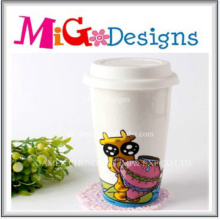 Kundenspezifischer Entwurfs-keramischer Kaffeetasse-Geschenk-Satz