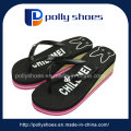 Promocionais Die Cut Formas Verão Mulheres EVA Flip Flops Thick Sole