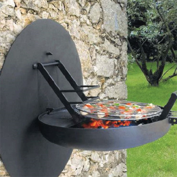 Grill plateau plat en acier inoxydable